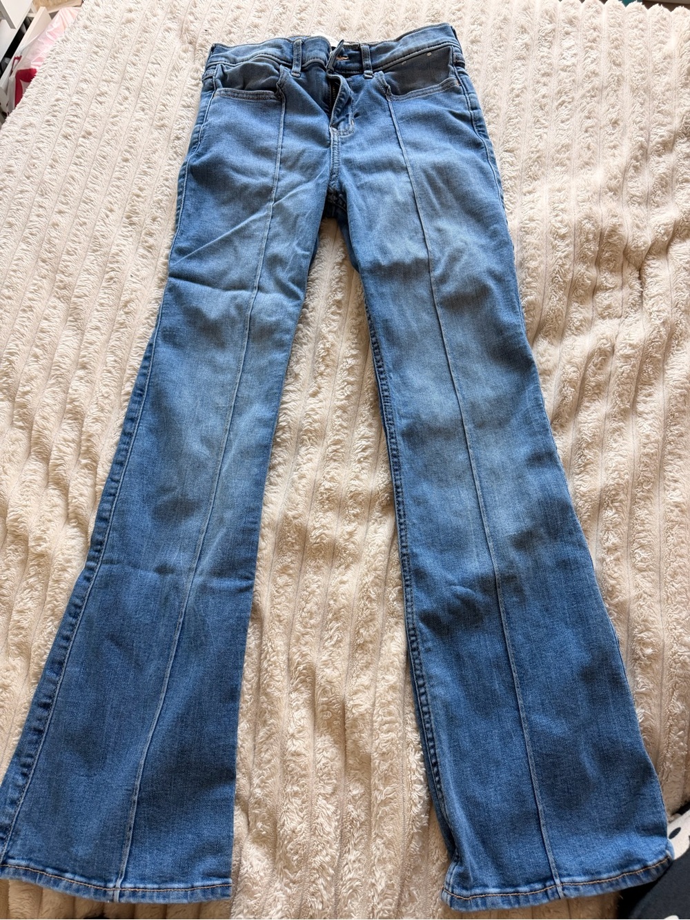abercrombie kids Medium Blue Flare Jeans